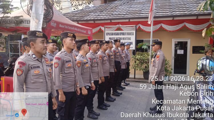 Pengamanan Terpadu di Jalan Agus Salim, Polisi Perkuat Rasa Aman Warga