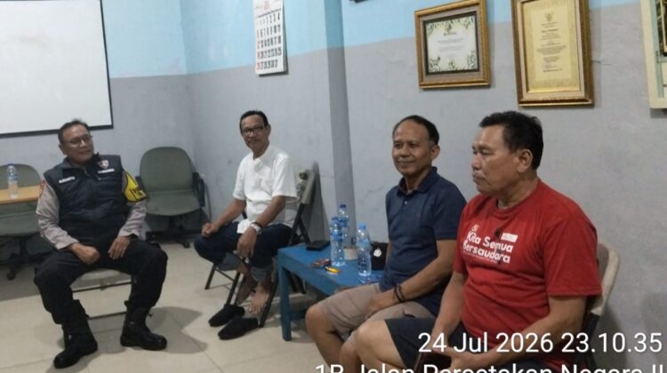 Sambang Pengurus RW 06, Polsek Johar Baru Perkuat Keamanan Berbasis Kemitraan