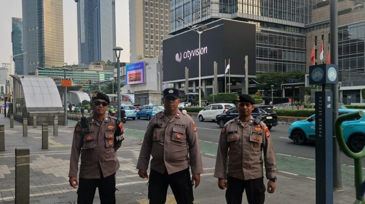 Patroli Humanis Perkuat Keamanan Jalan Mh Thamrin, Polisi Antisipasi Copet dan Jambret