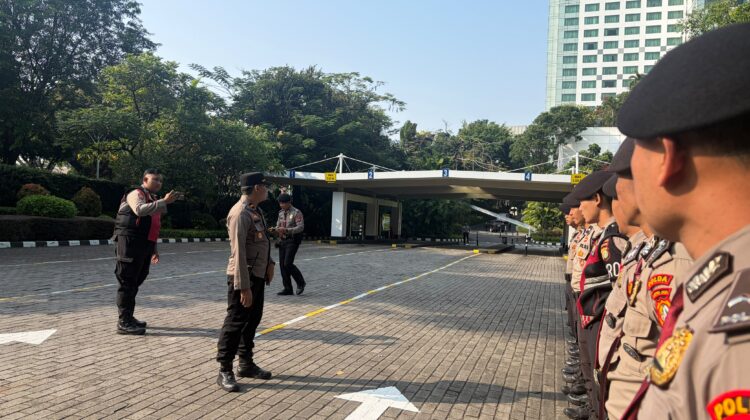 Polri Siagakan Personel Amankan Konferensi FABC XII di Hotel Mulia Senayan