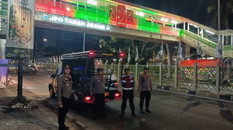 Ciptakan Rasa Aman, Polsek Metro Tanah Abang Gelar Patroli Cipta Kondisi Mobile