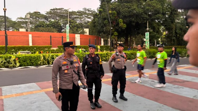 Puluhan Personel Gabungan Amankan Jalannya PKB RUN FEST 2026 di Kawasan GBK Senayan