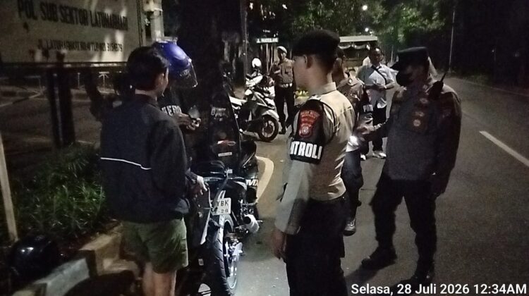 Razia Humanis Malam di Latuharhari, Polsek Metro Menteng Tingkatkan Pengawasan Demi Kamtibmas