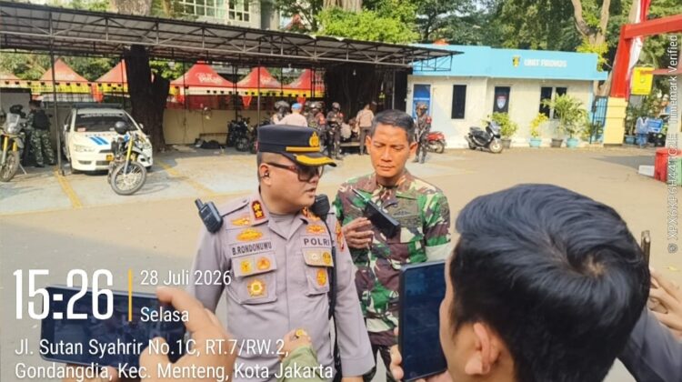 Patroli Gabungan TNI-Polri Perkuat Keamanan Wilayah Menteng