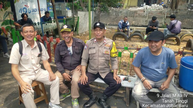 Sambang dan Cooling System, Bhabinkamtibmas Galur Pererat Kemitraan dengan Warga RW 02