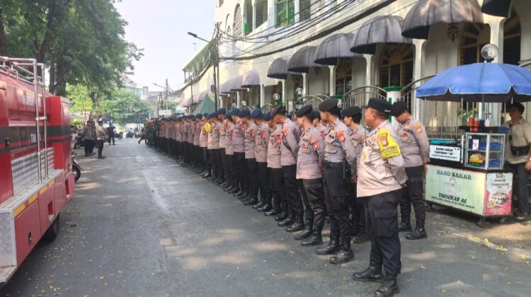 268 Personel Gabungan TNI-Polri Disiagakan, Polsek Metro Menteng Antisipasi Keributan Pasca Konflik di Pegangsaan