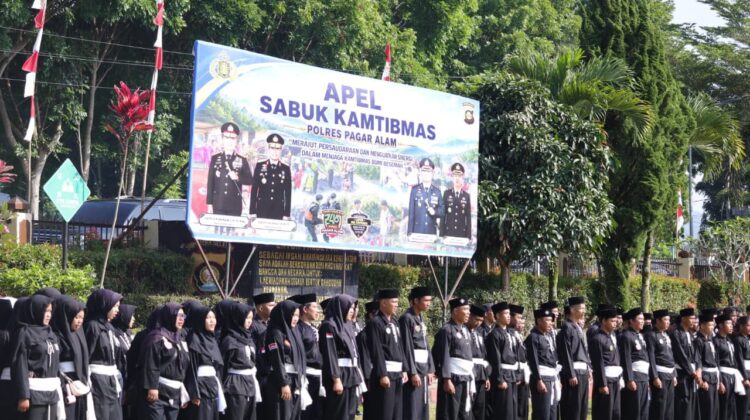 Pimpin Apel Sabuk Kamtibmas di Pagar Alam, Kapolda Sumsel Tekankan Pencegahan Sebagai Tolok Ukur Keberhasilan Tugas