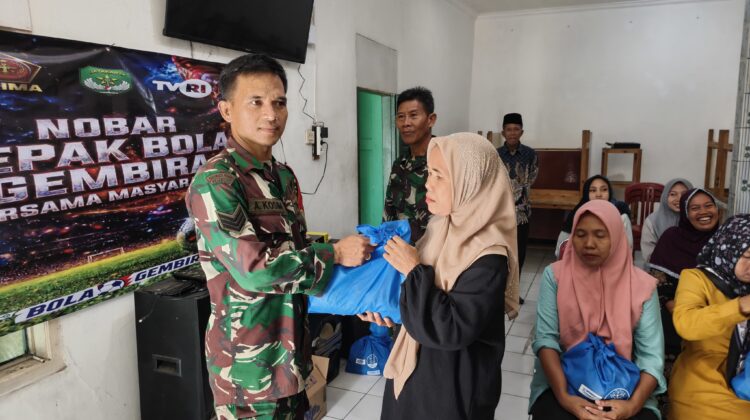 Jaga Jakarta On The Spot: Koramil 09/Mauk Beri Layanan Kesehatan dan Sembako