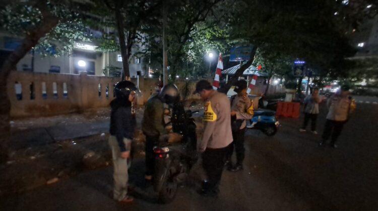Operasi Cipta Kondisi Dini Hari, Polres Jakpus Amankan Dua Motor Bermasalah