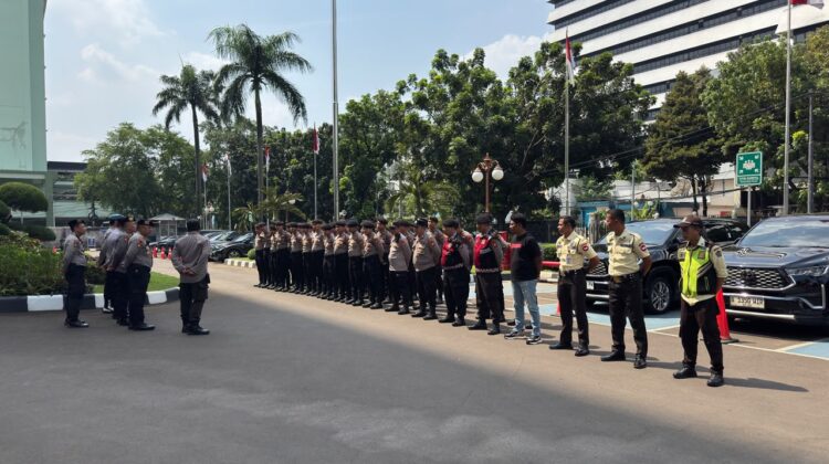 Polsek Sawah Besar Siagakan 67 Personel Gabungan” Amankan Rencana Aksi Unjuk Rasa di OJK