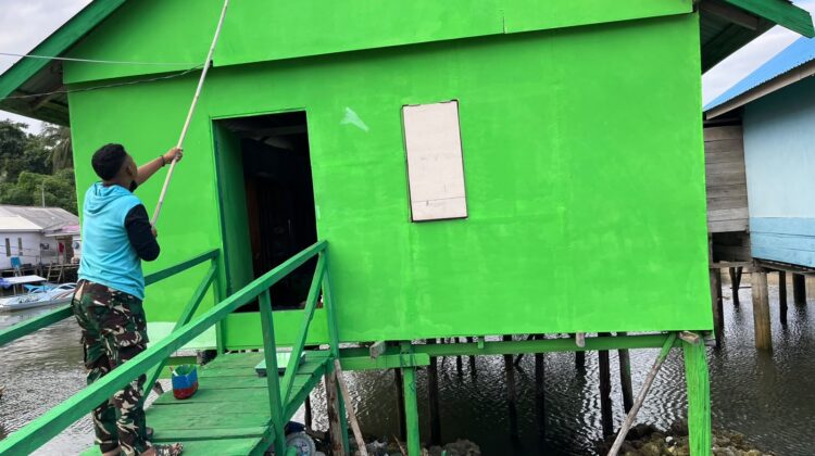 Satgas TMMD Ke-129 Kodim 1311/Morowali Rampungkan Renovasi RTLH Milik Ibu Salawiyah di Desa Polewali