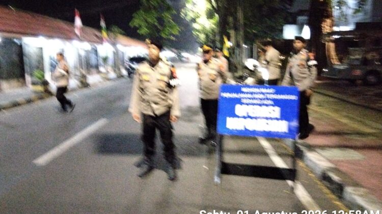 Operasi Cipkon Menteng Sasar Kendaraan Bermasalah, Keamanan Malam Diperkuat