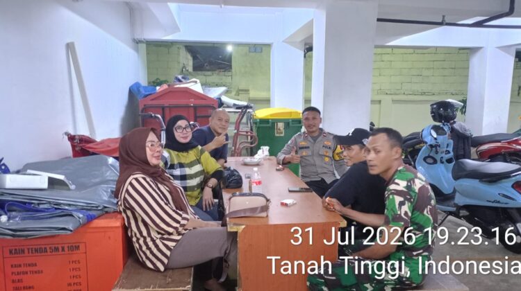 Sinergi Tiga Pilar dan Warga, Patroli Satkamling Perkuat Keamanan Lingkungan di Tanah Tinggi