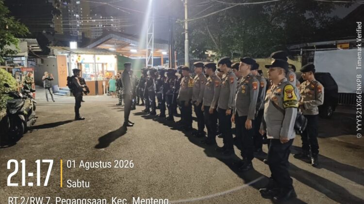 Apel Malam Gabungan, Polsek Metro Menteng Siaga Pasca Keributan di Pegangsaan