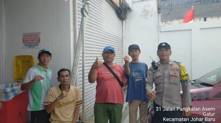 Sambang dan Cooling System, Bhabinkamtibmas Galur Ajak Warga RW 07 Jaga Kamtibmas Jelang Kegiatan Dzikir Bersama