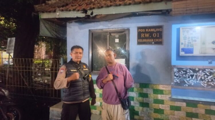Satkamling Cikini Diperkuat, Polisi Ajak Warga Tingkatkan Kewaspadaan Lingkungan