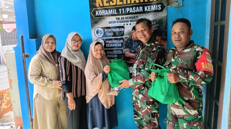 Lettu Inf Sumijan Pimpin Baksos kesehatan Jaga Jakarta On The Spot