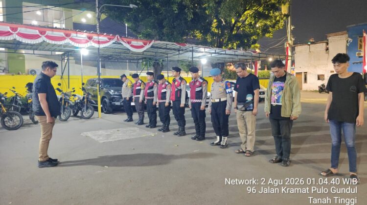 Apel Operasi Cipta Kondisi Polsek Johar Baru, Antisipasi Begal, Narkoba, Sajam dan Kejahatan Jalanan Dilanjutkan Patroli Kewilayahan