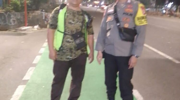 Polsek Senen Perkuat Patroli Strong Point Jelang Pagi, Antisipasi Tawuran hingga Kejahatan Jalanan