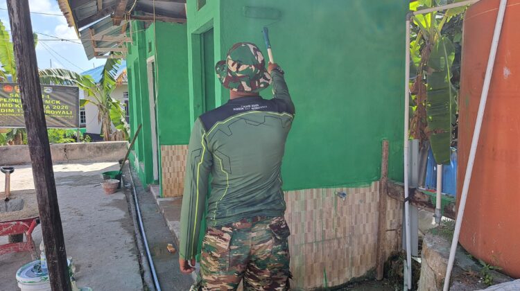 Pembangunan MCK Masjid Desa Umbele Masuki Tahap Pembersihan dan Finishing
