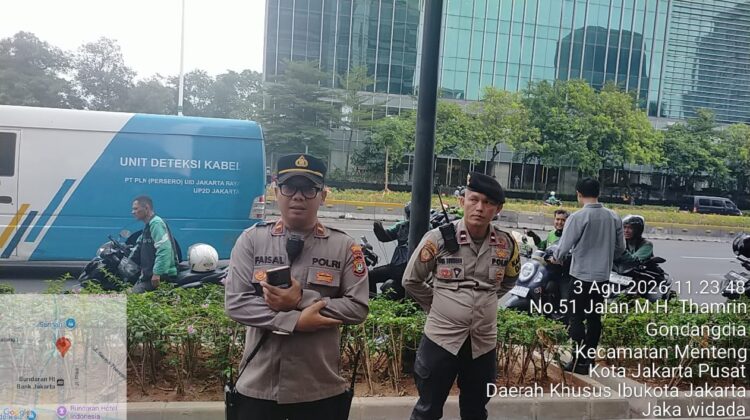 45 Personel Gabungan Siaga Amankan Unjuk Rasa di Kantor Pusat Bank Sinarmas Group