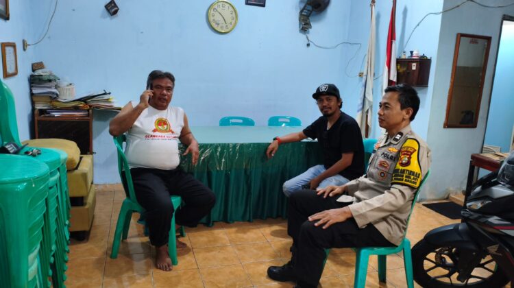 Bhabinkamtibmas Kebon Melati Perkuat Sinergi dengan Tokoh Masyarakat RW 03, Ajak Warga Cegah Tawuran, Judi Online, dan Narkoba