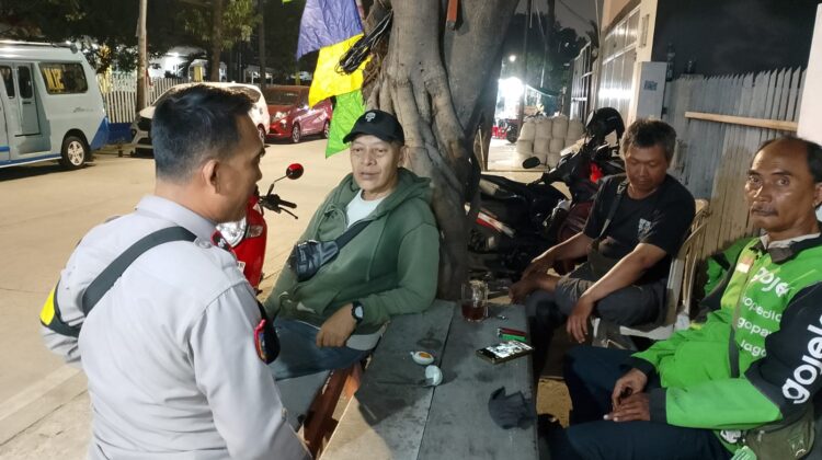 Jaga Lingkungan Bersama” Bhabinkamtibmas Perkuat Kemitraan dengan Ojek Online