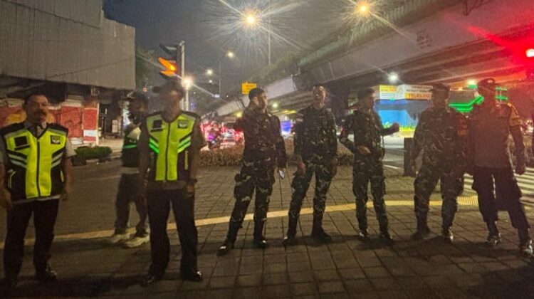 Tiga Pilar Senen Gelar Apel dan Patroli Gabungan untuk Jaga Keamanan Wilayah