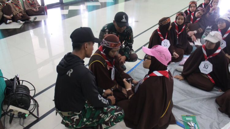 Membentuk Pemimpin Masa Depan, Yonkes 2 Kostrad Dampingi Kegiatan LDK Siswi Ar-Rohmah Putri