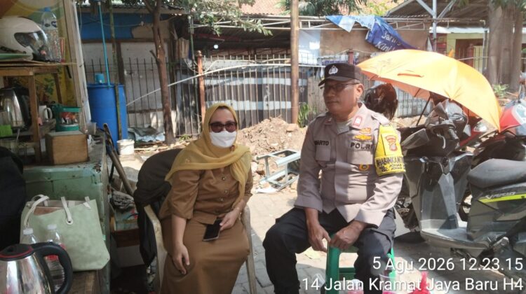 Polsek Johar Baru Ajak Pelaku UKM Bersama Jaga Kamtibmas Lewat Cooling System