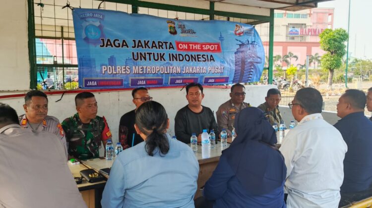 Jaga Jakarta On The Spot untuk Indonesia Bersama Kapolsek Kemayoran, Menguatkan Kebersamaan Menjaga Keamanan Lingkungan