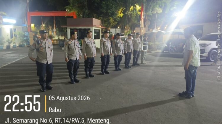 Apel Cipkon Digelar, Patroli Menteng Bergerak Jaga Malam Tetap Kondusif