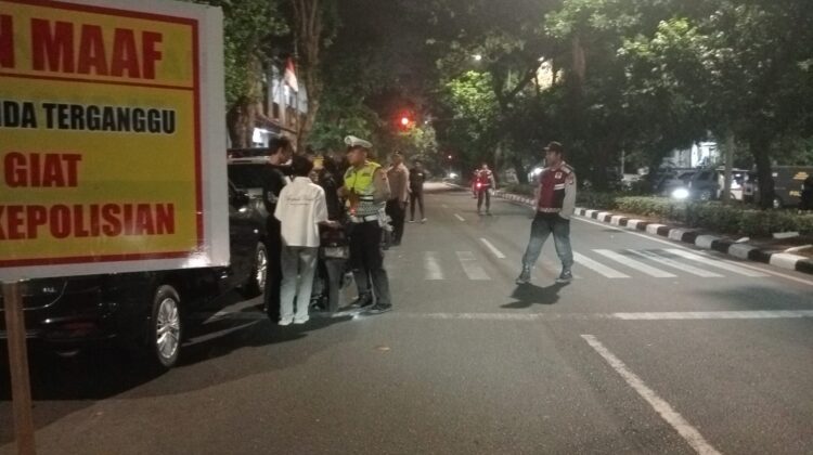 Polsek Senen Gelar Operasi Kejahatan Jalanan, Hasil Pemeriksaan Nihil Pelanggaran