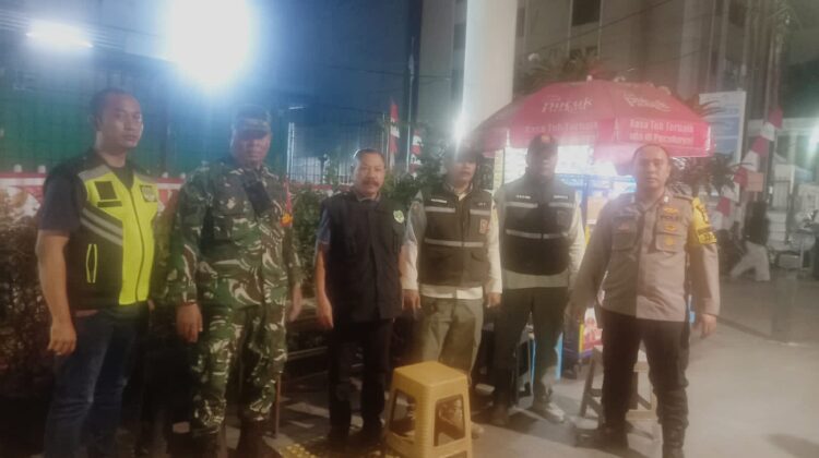 Tiga Pilar Senen Gelar Apel dan Patroli Gabungan, Antisipasi Gangguan Kamtibmas
