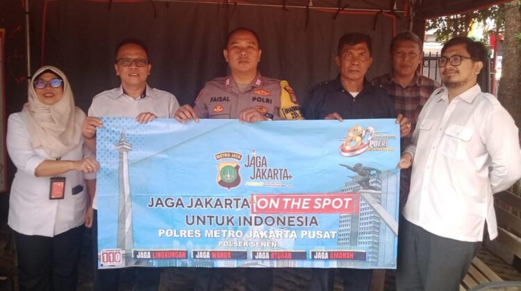 Polsek Senen Gelar Jaga Jakarta On The Spot, Ajak Warga Kenari Perkuat Sinergi Jaga Kamtibmas