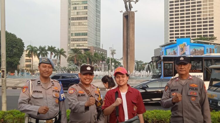 Polisi Sisir Kawasan Mh Thamrin, Persempit Ruang Gerak Pelaku Kejahatan
