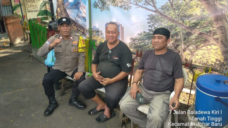Sambang dan Cooling System, Polsek Johar Baru Ajak Warga Galur Perkuat Kamtibmas