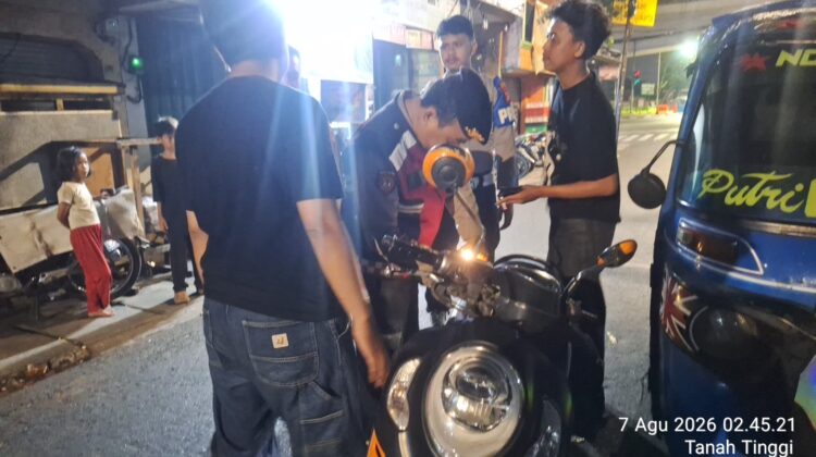 Operasi Cipta Kondisi Polsek Johar Baru Amankan Dua Sepeda Motor Tanpa Kelengkapan Surat-surat Kendaraan