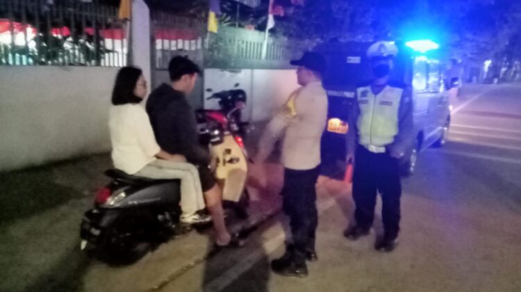 Patroli dan Razia Dini Hari Polsek Cempaka Putih Jaga Situasi Tetap Kondusif