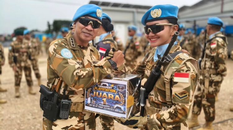 Satgas INDORDB XXXIX-G MONUSCO Peringati HUT Ke-61 Yonif 412/Bharata Eka Sakti di Republik Demokratik Kongo