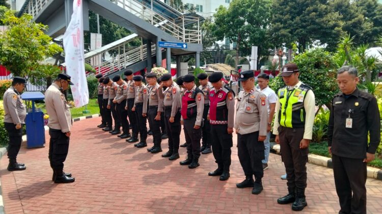 Polsek Sawah Besar Siapkan 40 Personel Amankan Rencana Aksi Unjuk Rasa di Kantor Kemenkeu