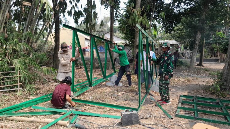 TNI AD Manunggal Air, Kodim 0510/Tigaraksa Hadir untuk Masyarakat Bangun Sarana Air Bersih di Patrasana