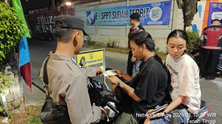 Cegah Begal dan Kejahatan Jalanan, Polsek Johar Baru Gelar Patroli Cipta Kondisi Dini Hari