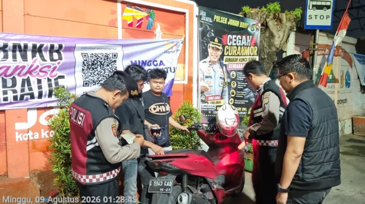 Persempit Ruang Gerak Begal, Polsek Johar Baru Gencarkan Operasi Cipta Kondisi Dini Hari