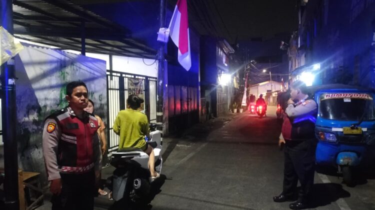 Polsek Sawah Besar Respons Cepat Laporan 110, Polisi Bubarkan Tongkrongan Remaja di Kartini Sawah Besar