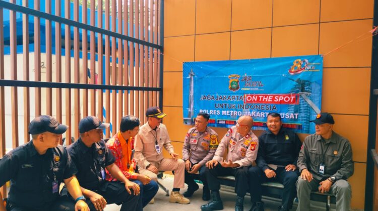 Polsek Metro Tanah Abang Gelar “Jaga Jakarta On The Spot Untuk Indonesia” Di Kantor Pam Jaya Bendungan Hilir