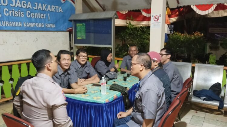 Polisi dan FKDM Kampung Rawa Perkuat Koordinasi, Deteksi Dini Gangguan Kamtibmas