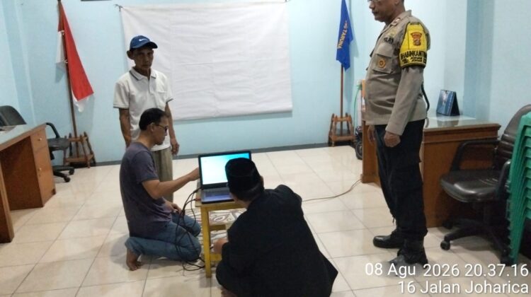 Jaga Kondusivitas, Polisi dan Pengurus RW 04 Johar Baru Perkuat Koordinasi