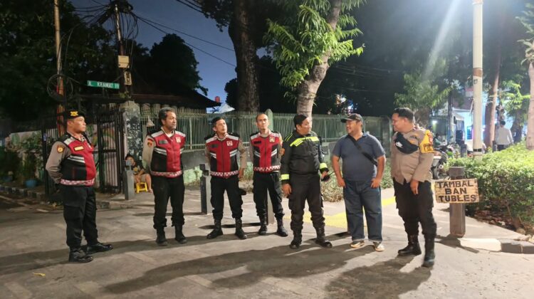 Patroli Tiga Pilar Digelar di Senen, Antisipasi 3C dan Gangguan Kamtibmas
