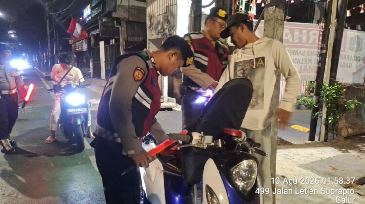 Operasi Cipkon di Jakpus, Polisi Amankan 4 Motor Tanpa Dokumen Sah